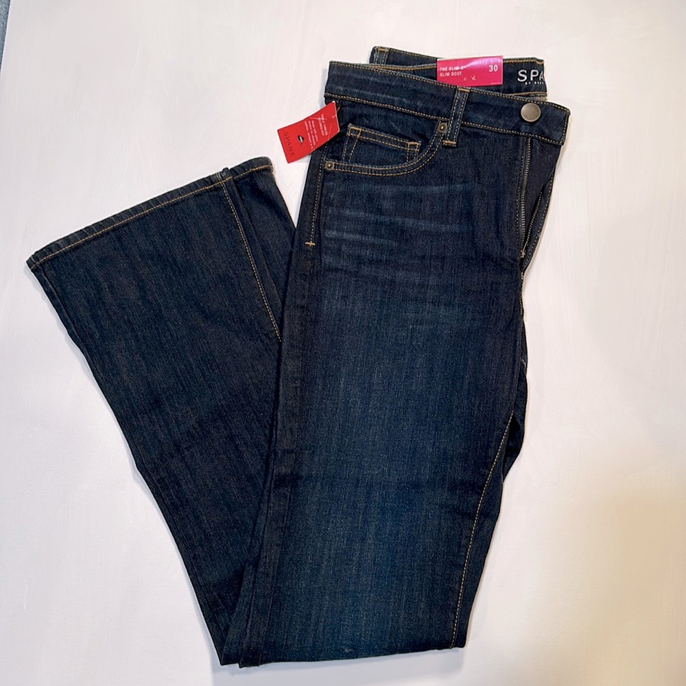 Spanx Slim-X Slim Boot Cut Jean Size 30x33